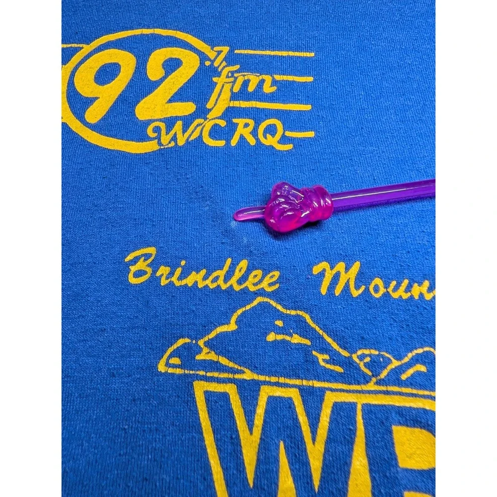 Vintage‎ WRAB 1380 AM WCRQ 92.7 FM Radio Station T Shirt Large Arab Alabama AL